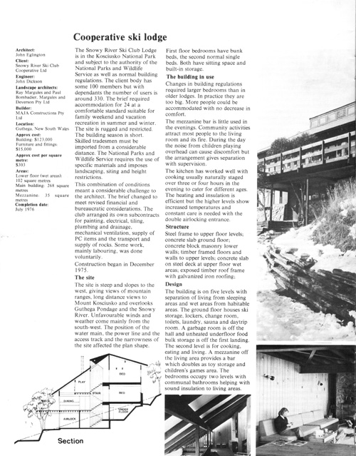 Copy of Article in “Architecture Australia